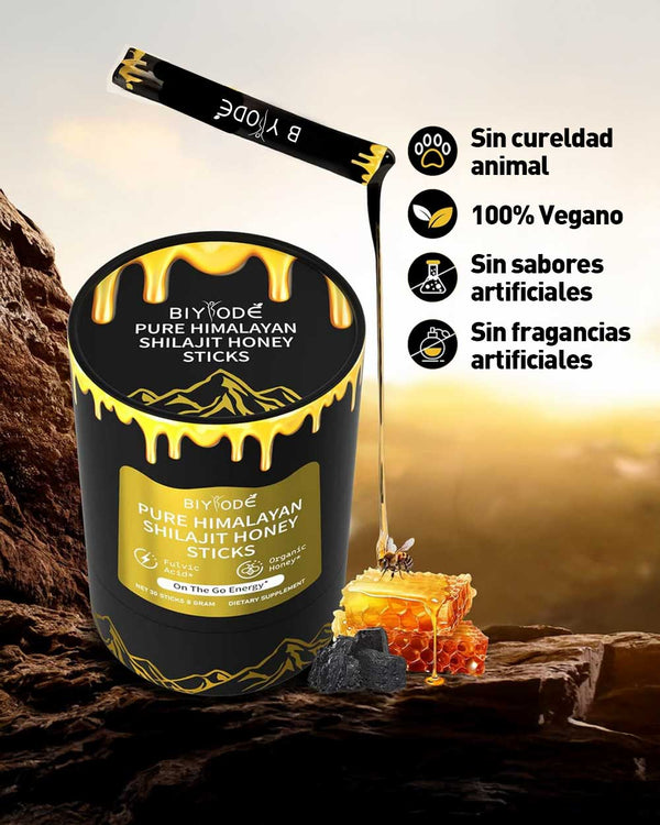 Honey Sticks de Shilajit Puro del Himalaya