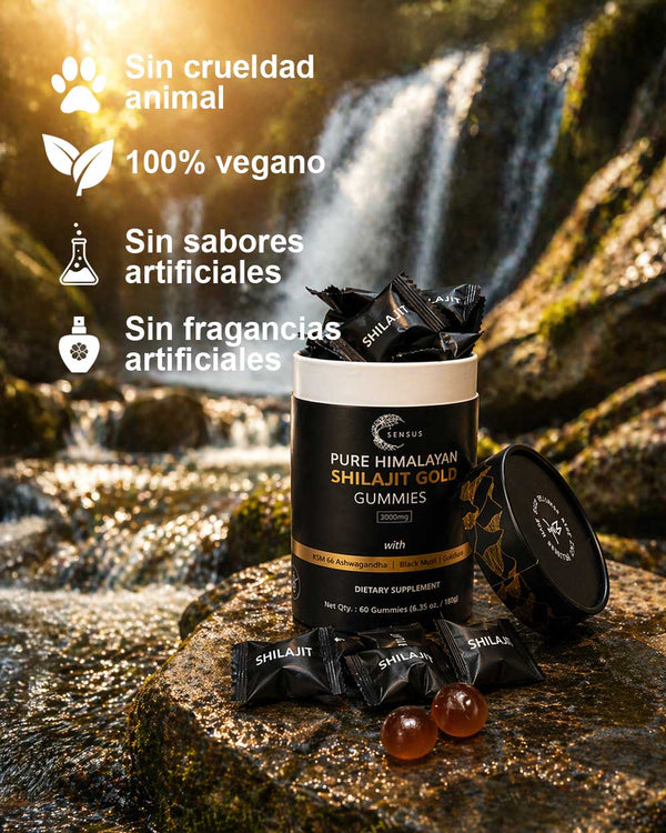 Gomitas de Shilajit Puro del Himalaya